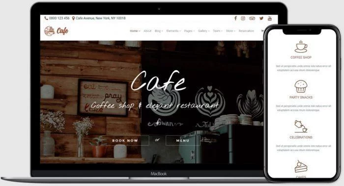 Cafe-WordPress-Theme-700x379 Cafe WordPress Theme Coffee Shop & Bar - Image 1