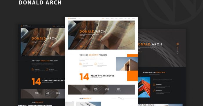 Donald-Arch-theme-700x368 Donald Arch - Creative Architecture WordPress Theme - Image 1