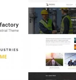 Manufactory Multi-Industrial WordPress Theme