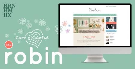 Robin-450x229-1 Robin – Cute & Colorful Blog Theme - Image 1
