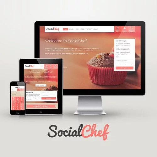 SocialChef-–-Social-Recipe-WordPress-Theme SocialChef – Social Recipe WordPress Theme - Image 1