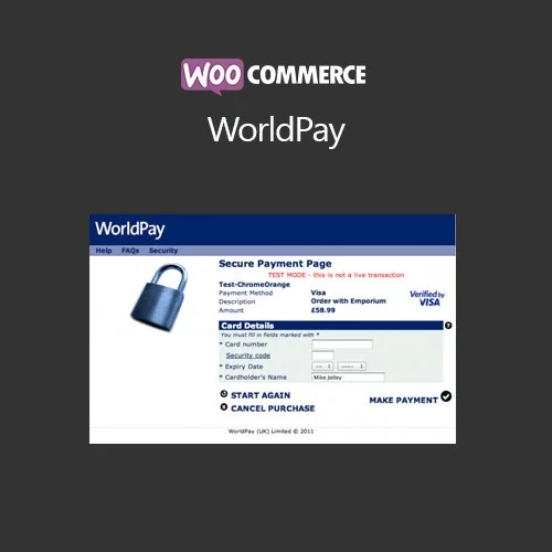 WooCommerce-WorldPay WooCommerce WorldPay - Image 1