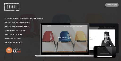 beuh Beuh – Responsive One Page Portfolio Theme - Image 1