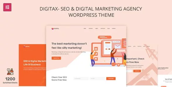 digitax Digitax - SEO & Digital Marketing Agency WordPress Theme - Image 1