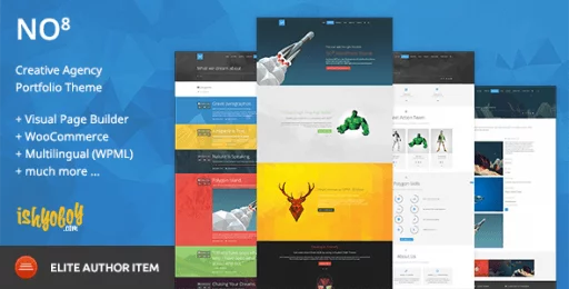 no8 NO8 WP – Creative Agency Portfolio Theme - Image 1