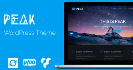 peak-450x236-1 Peak WordPress Theme - Image 1