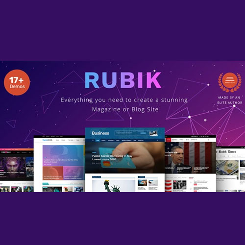 rubik Rubik – A Perfect Theme for Blog Magazine Website - Image 1