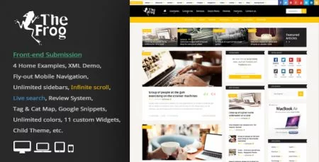 the-frog-450x229-1 The Frog WordPress Theme - Image 1