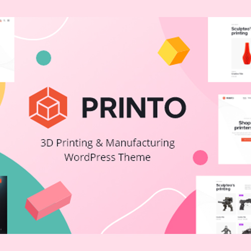 Printo - 3D Printing & Manufacturing WordPress Theme Printo - 3D Printing & Manufacturing WordPress Theme - Image 1