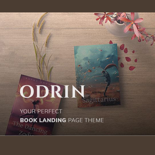 Odrin Odrin - Book Selling WordPress Theme for Writers - Image 1